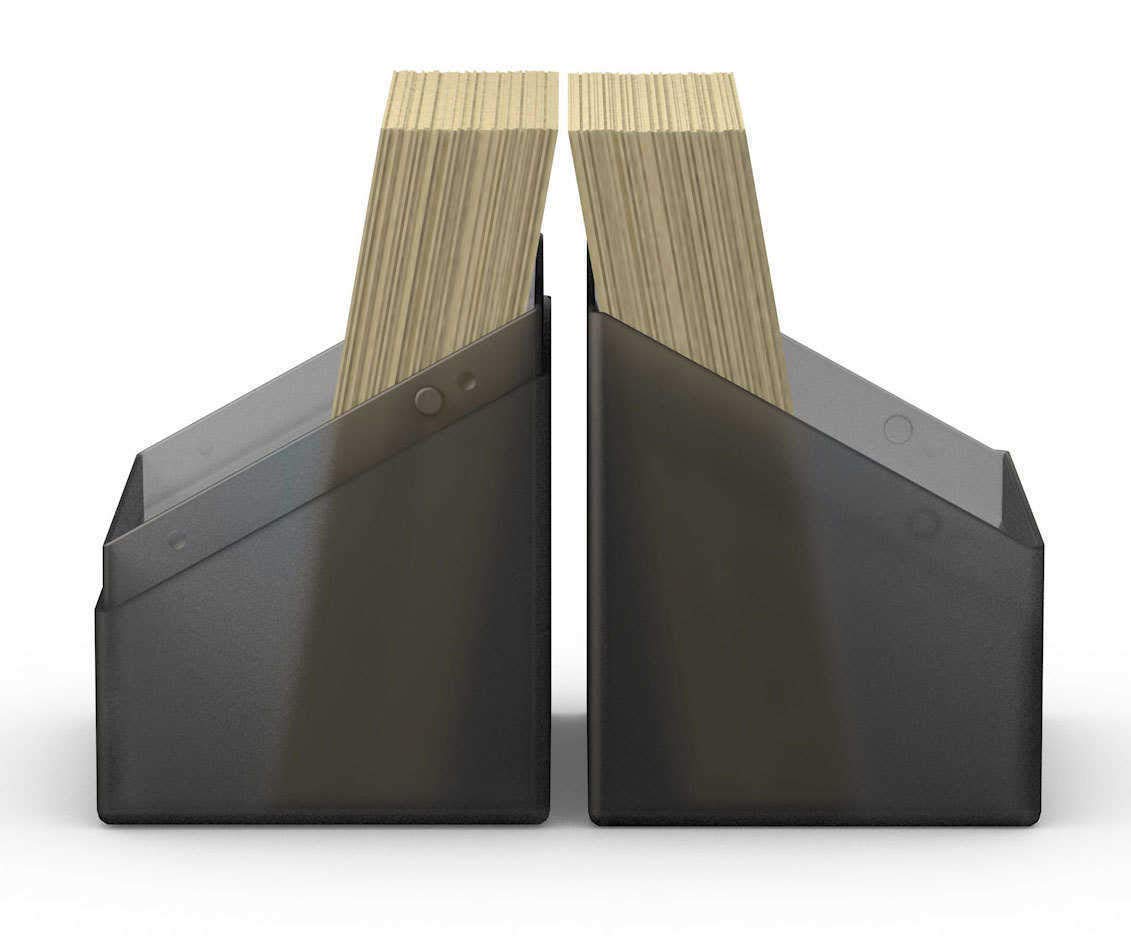 Ultimate Guard UGD010684 Boulder Deck Case 80+ standardowe pudełko na karty, ametyst, solidne, onyks
