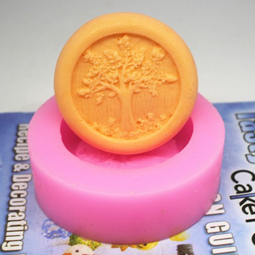 Tree Soap Molds Silicone Soap Mold Diy Candle Craft Wax Gypsum Craft Silicone Mold #TOP4