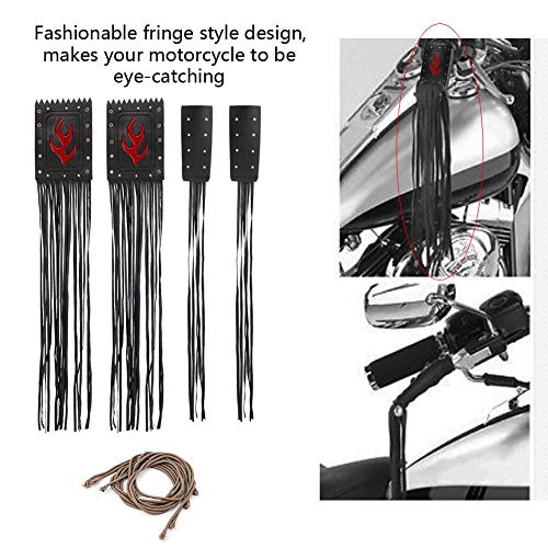 Qiilu Moto Kits guidon, Universelle 2pcs moto guidon gland frange poignée couvercle levier couverture - Image 8