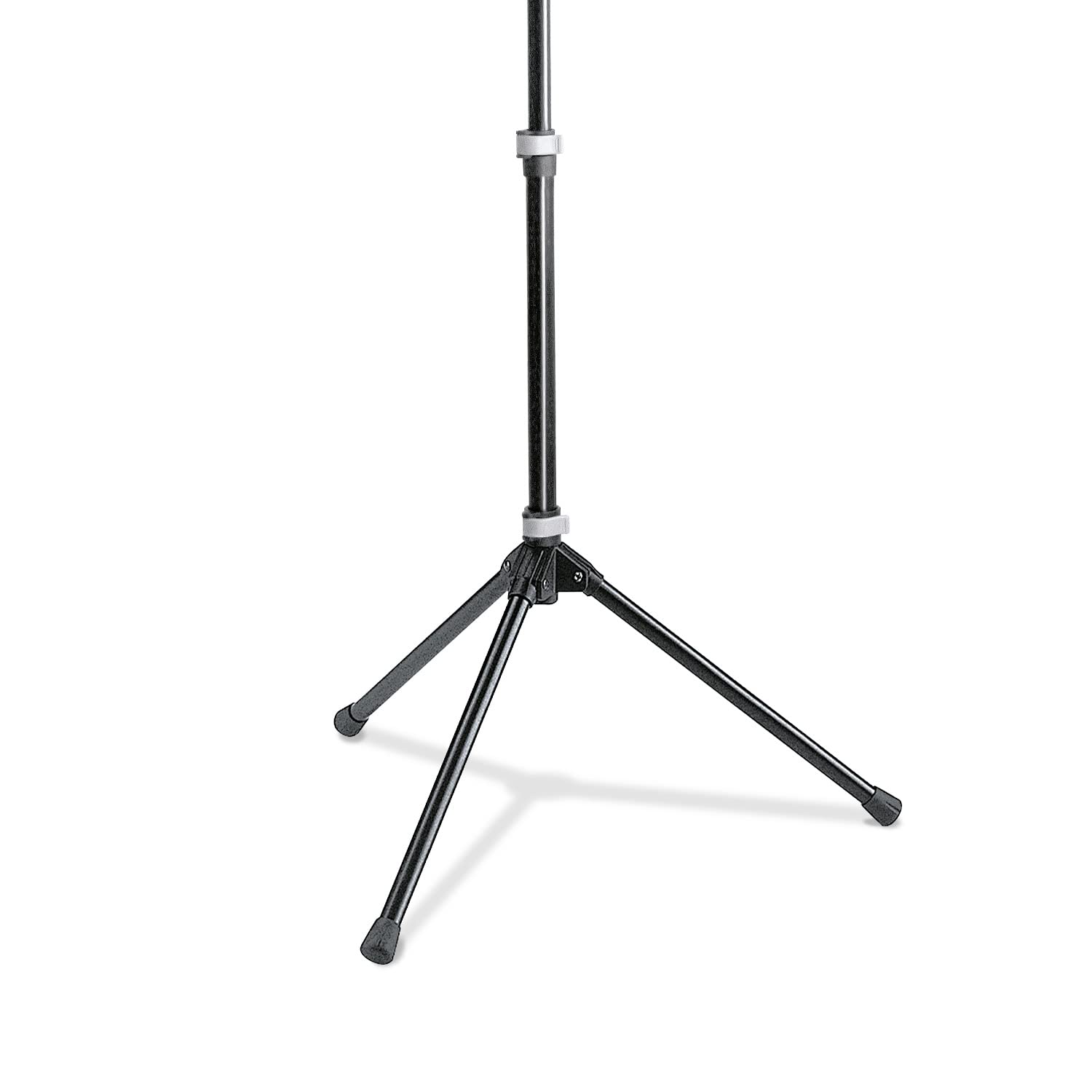 K&M 12120 Leggio d'orchestra nero - ripiano pieghevole - per spartiti musicali, estensione fino a 122 cm - con sacca