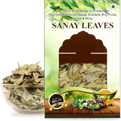 Hoja de Senna/Alexandrina/Cassia Angustifolia/Sonamukhi Patta/Sanay Patti, 200 g, natural