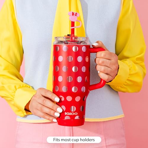 Igloo Disney 32 oz Travel Mug, Minnie Mouse Polka Dots - image 3