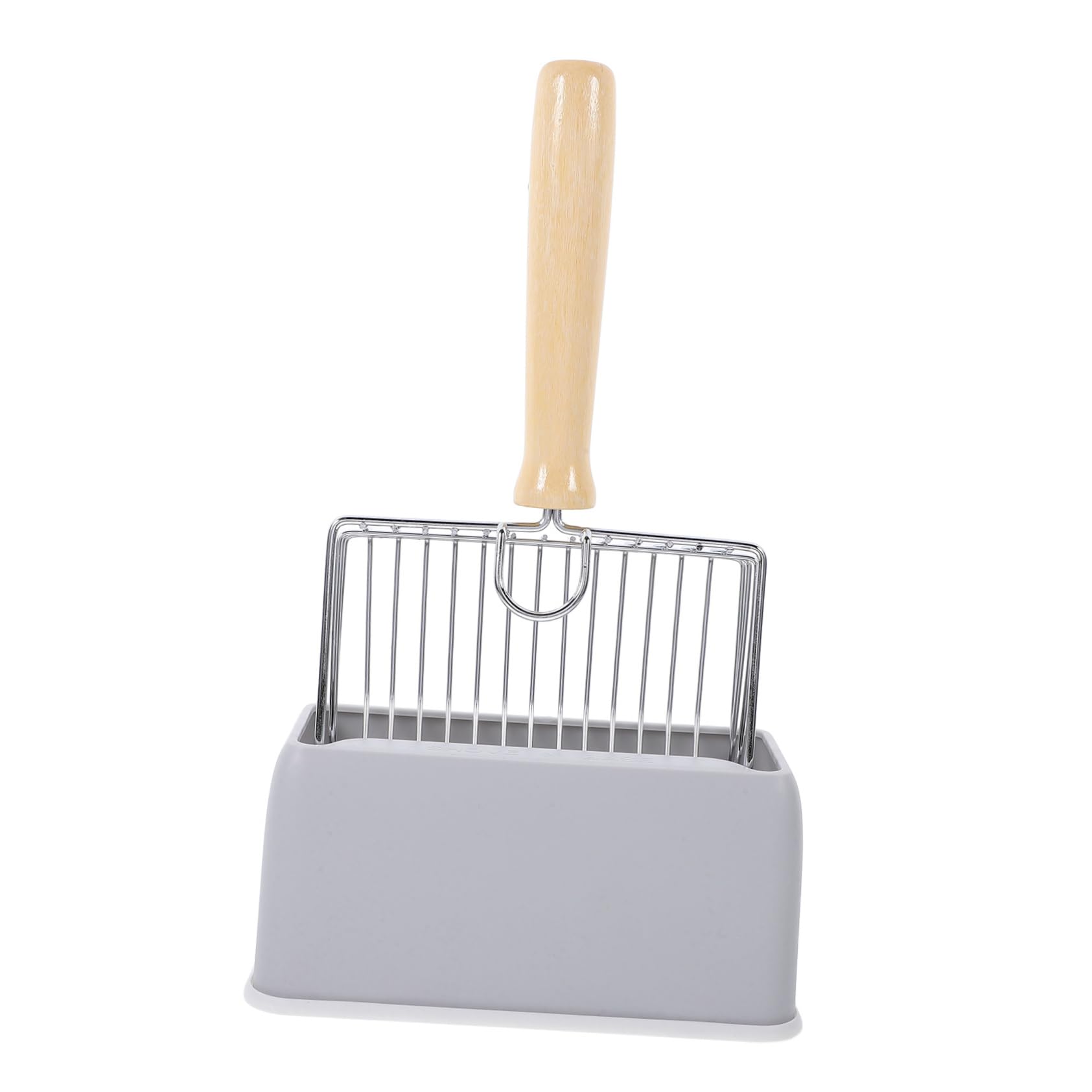 BESPORTBLE 3sets Cat Litter Scoop Acciaio Inossidabile Facilità di Pulizia con Manico Ergonomico per Lettiera e Contenitori per Gatti Accessorio Pratico e Resistente con Base