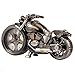 Produktbild Vintage Retro Motorrad Style Studenten Alarm Clock Tisch Schreibtisch Time Clock Cool Motorrad Modell Home Office Regal Dekoration Neuheit Urlaub Kinder Erwachsene Geburtstagskinder Geschenk-Brown