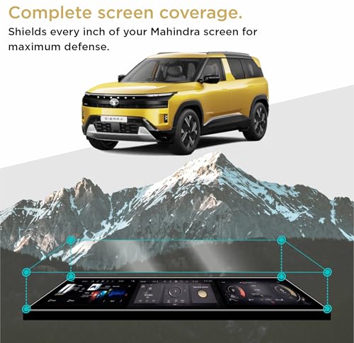 Image of Spartan Shield [3 PACK] Screen Guard For TATA SIERRA 2026 FACELIFT || ACCOMPLISHED+ TOP MODEL ||12.3 INCH TRIPLE SCREEN INFOTAINMENT + STEERING CLUSTER + AC PANEL PROTECTOR | Anti Scratch | Water Resistant | HD Clear | Bubble-Free Installation || Sierra 2025 Accomplished Plus Car Display Stereo Accessories [Not Tempered Glass]