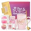 Cadeau Maman, Cadeau Fete des Meres, Noel, Anniversaire Maman, Personnalisé Idee Coffret Ensemble de Mugs en Céramique de 340 ml