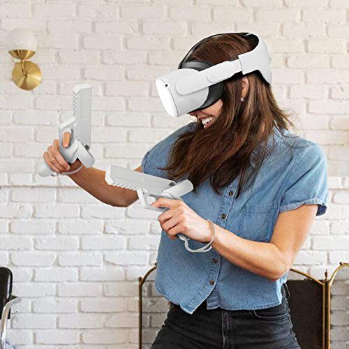 Handvat voor Oculus Quest 2-controller, Oculus Quest 2-controllershouder, spelervaring voor VR-schietspel vergroten… - Image 8