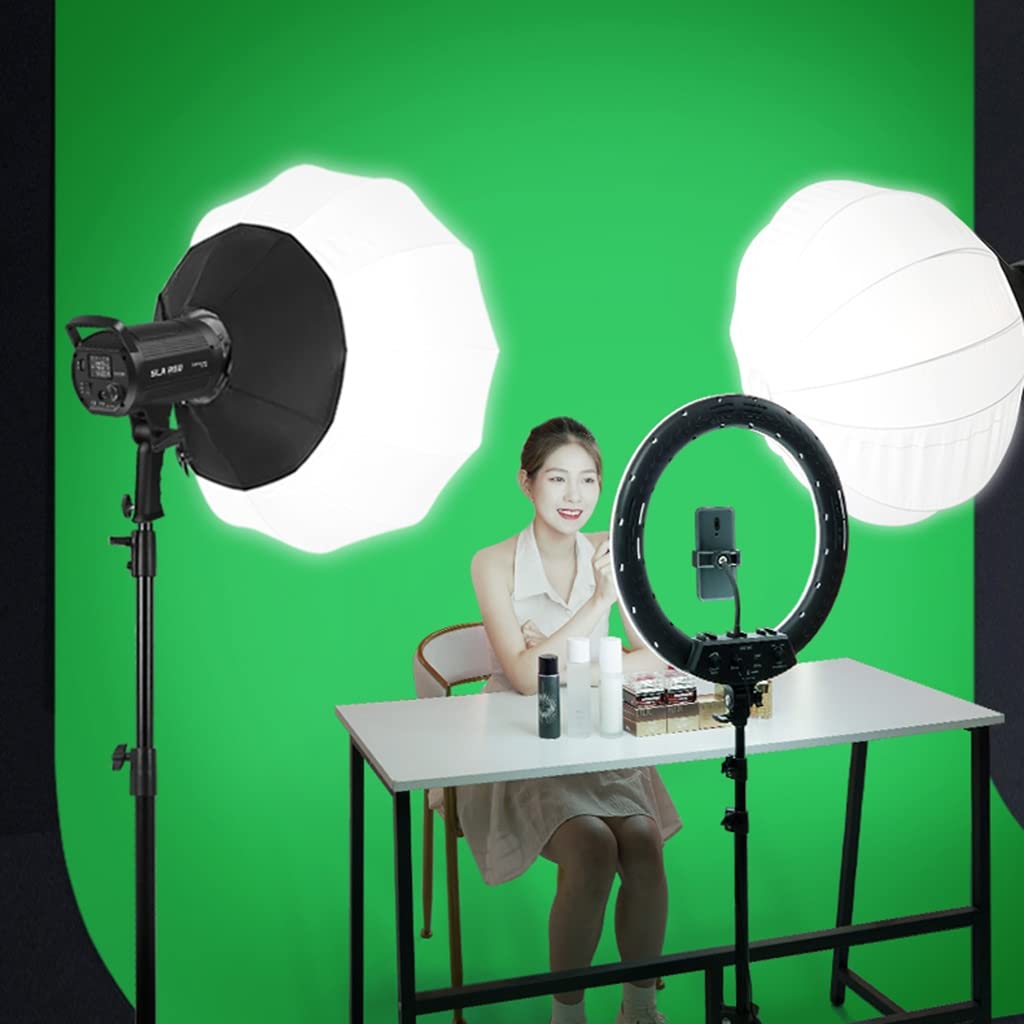 Chroma Key Zielone tło ekranu z aluminiowym stojakiem | Przenośne tło fotograficzne | Łatwy w instalacji (kolor: zielony, rozmiar: 3 x 6 m)