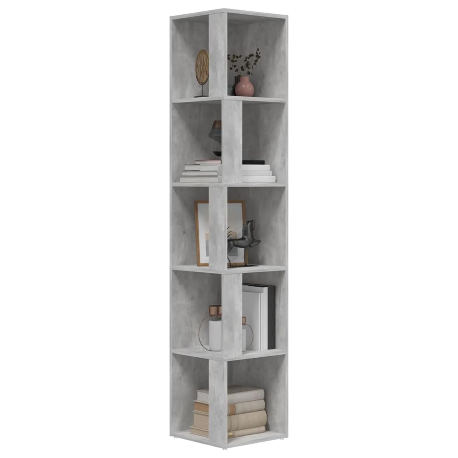 Mobiletto Con Ruote In Legno Multistrato - 45x38x54 Cm, Grigio - Per Casa, Ufficio, Conservazione - Foto 10
