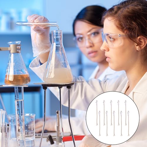 10 mechas para lámpara de alcohol con soporte cerámico miniatura 6