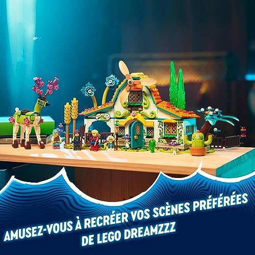 LEGO DREAMZzz 2-en-1 L’Écurie des Créatures des Rêves, Jouet de Ferme Fantastique avec Figurine de Cerf, Inclut 4 Minifigurines de la Série TV, Jeu d'animaux pour Enfants, Filles, Garçons 71459