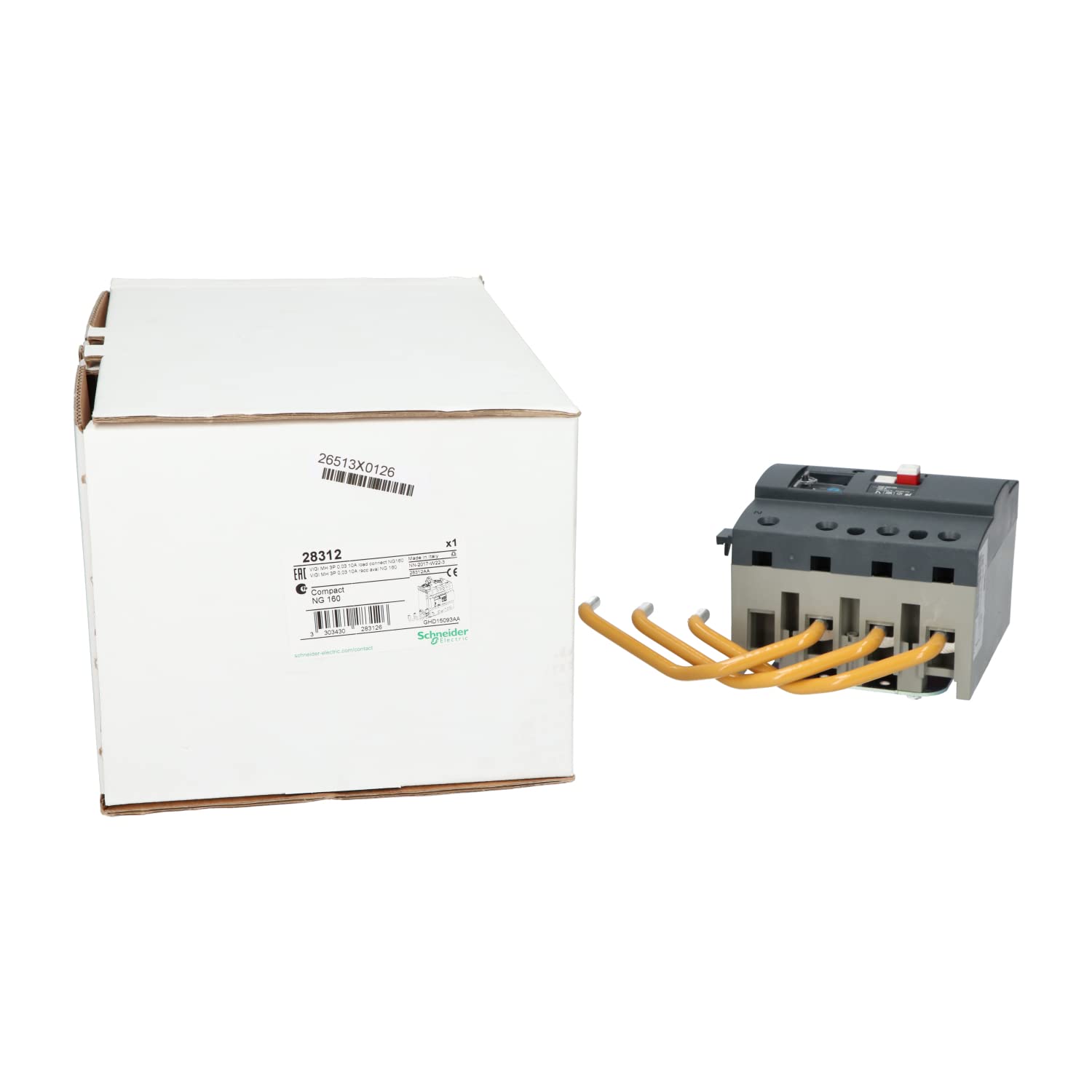 Schneider ELEC PBT – Gap 00 02 – Block VIGI Ausgang oben 3-polig 160 A