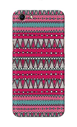 Image of PRINTFIDAA Printed Hard Back Cover Case for Oppo A83 Back Cover (Geometric Vintage Pattern) -1803