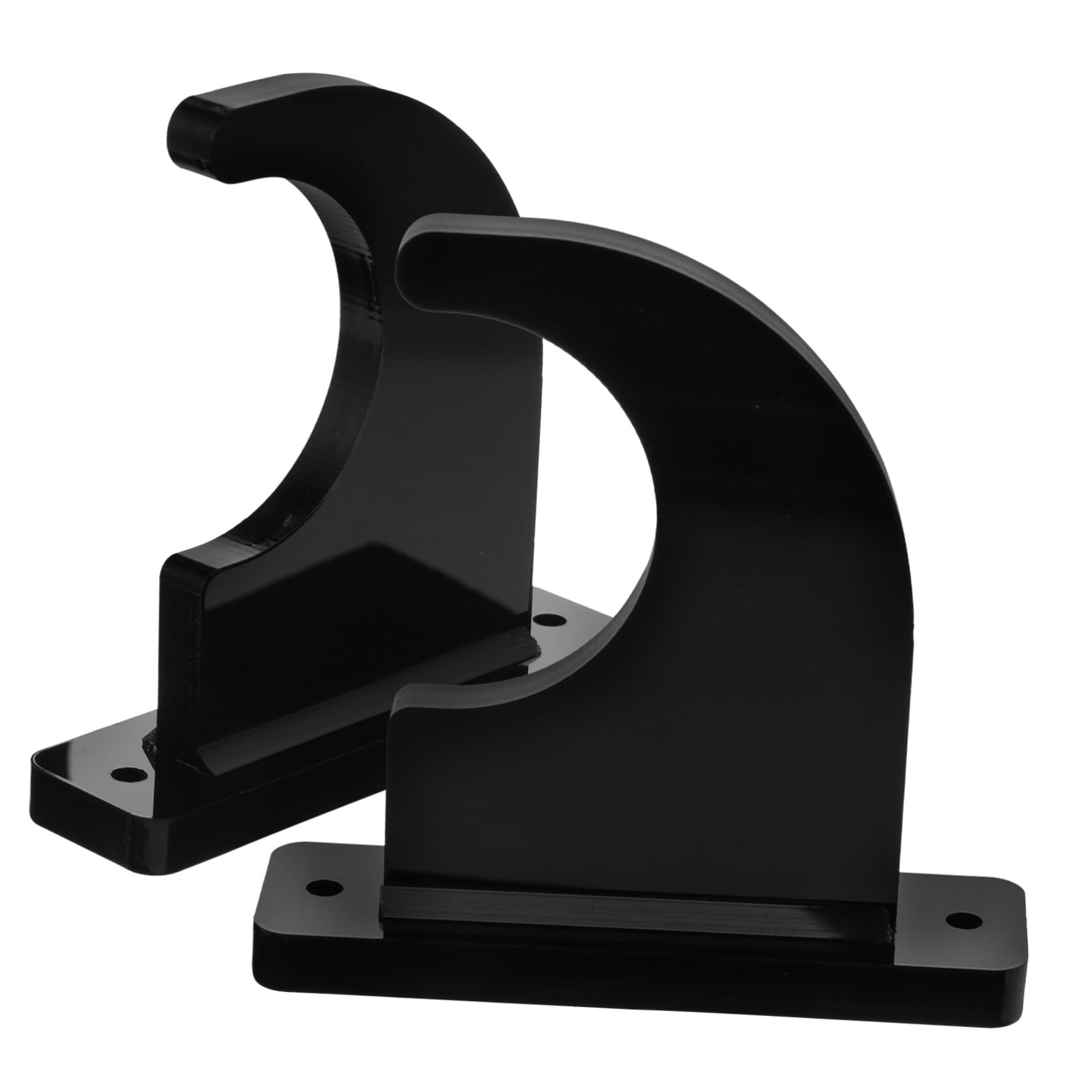 MAGICLULU 1 Pair Wall Mounted Acrylic Sword Rack Display Holder Design for Swords Wands and Decorative Items Space Saving Organizer for Home Decor and Collections