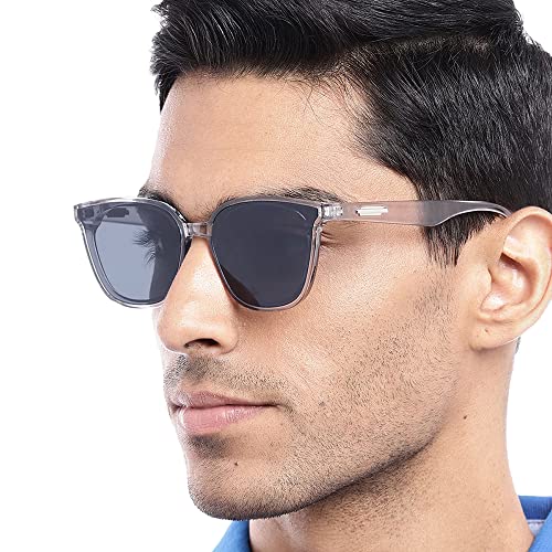 Image of Carlton London Premium Men Polarised & UV Protected Lens Rectangle Sunglasses