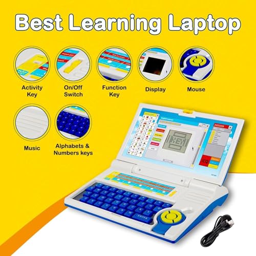 Image of Kids' Educational Laptop | 20+ Fun Learning Activities | Teaches ABCs, Words, Math, Music & More | Early Learning Toy for Boys & Girls (Ages 2-5)