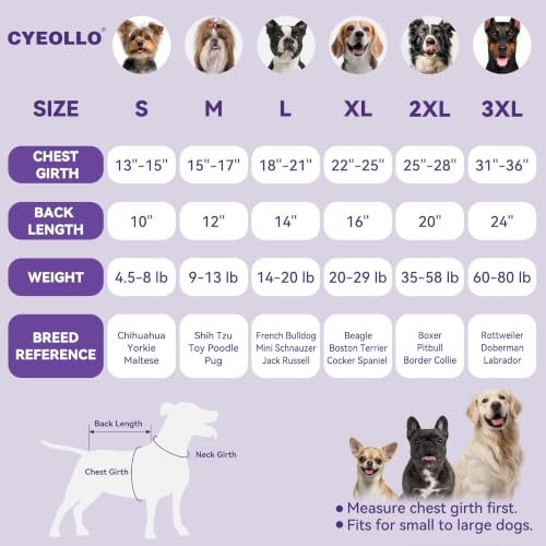 Image of cyeollo 2 Pack Fleece Dog Sweater Pullover Lightweight Reflective Jacket