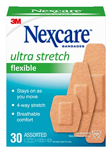 Nexcare Soft 'N Flex Bandage, Assorted Sizes, 30 Count #TOP5