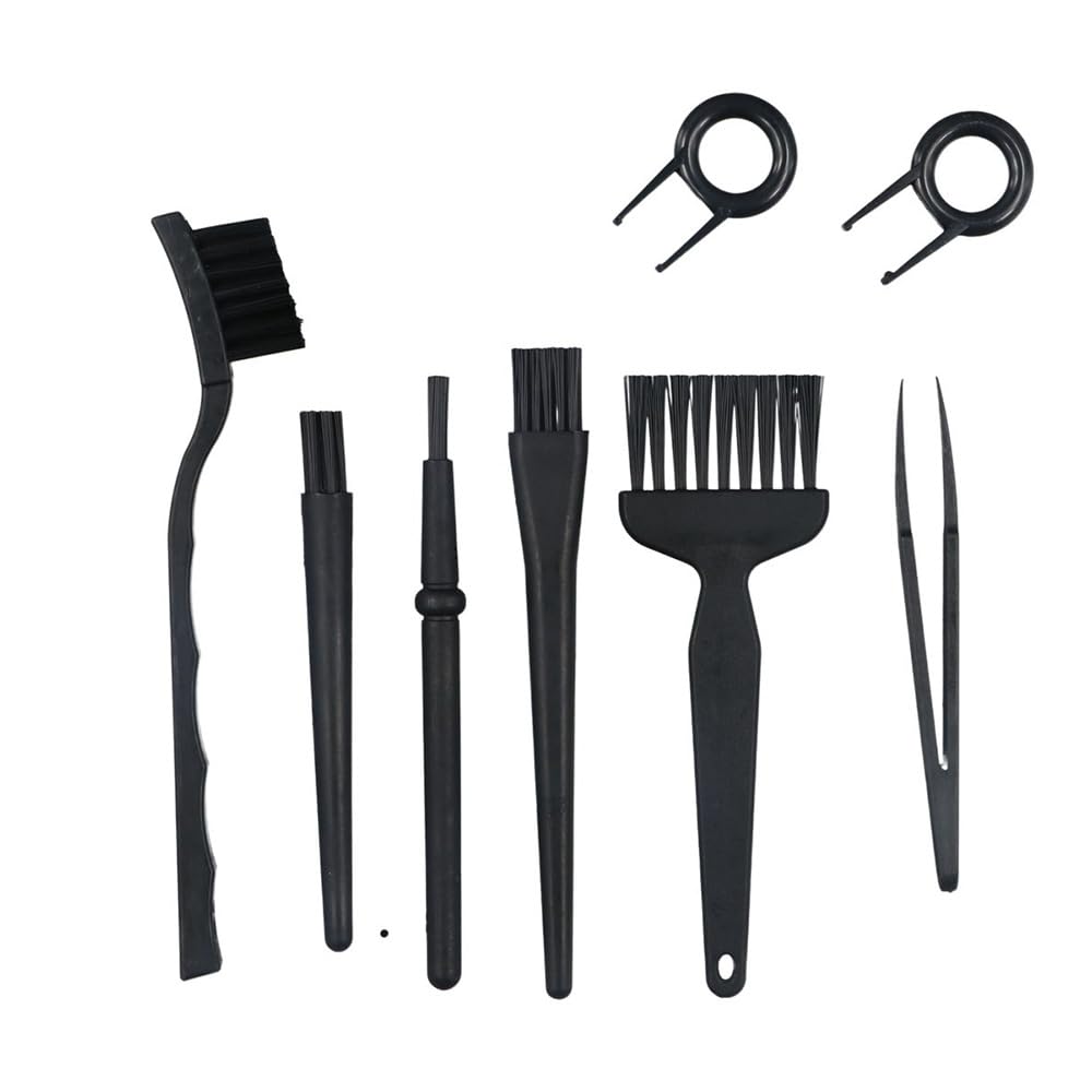Set di 8 spazzole per la pulizia del PC, professionali elettroniche, per la pulizia dello schermo, per computer, tastiera, laptop, elettronica, fotocamera