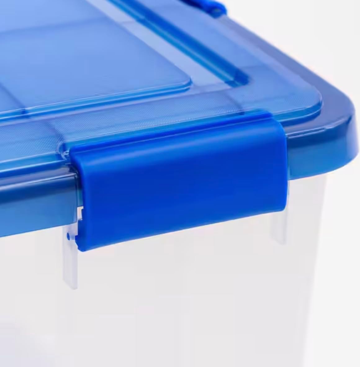 Set of 3 10 Gallon Clear Plastic Storage Totes GW24155