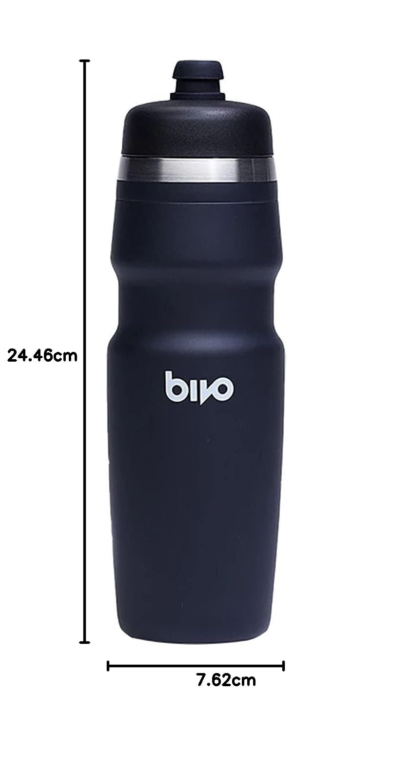 Bivo Duo - Bottiglia da 708 ml, colore: Nero