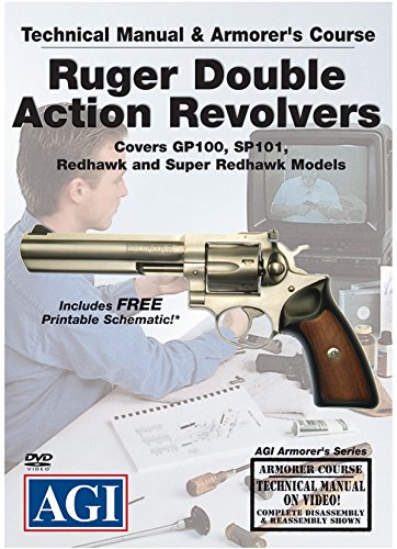 American Gunsmithing Institute Armorerâ€™s Course Video on DVD for Ruger Double Action Revolvers - Technical Instructions for Disassembly, Cleaning, Reassembly and More