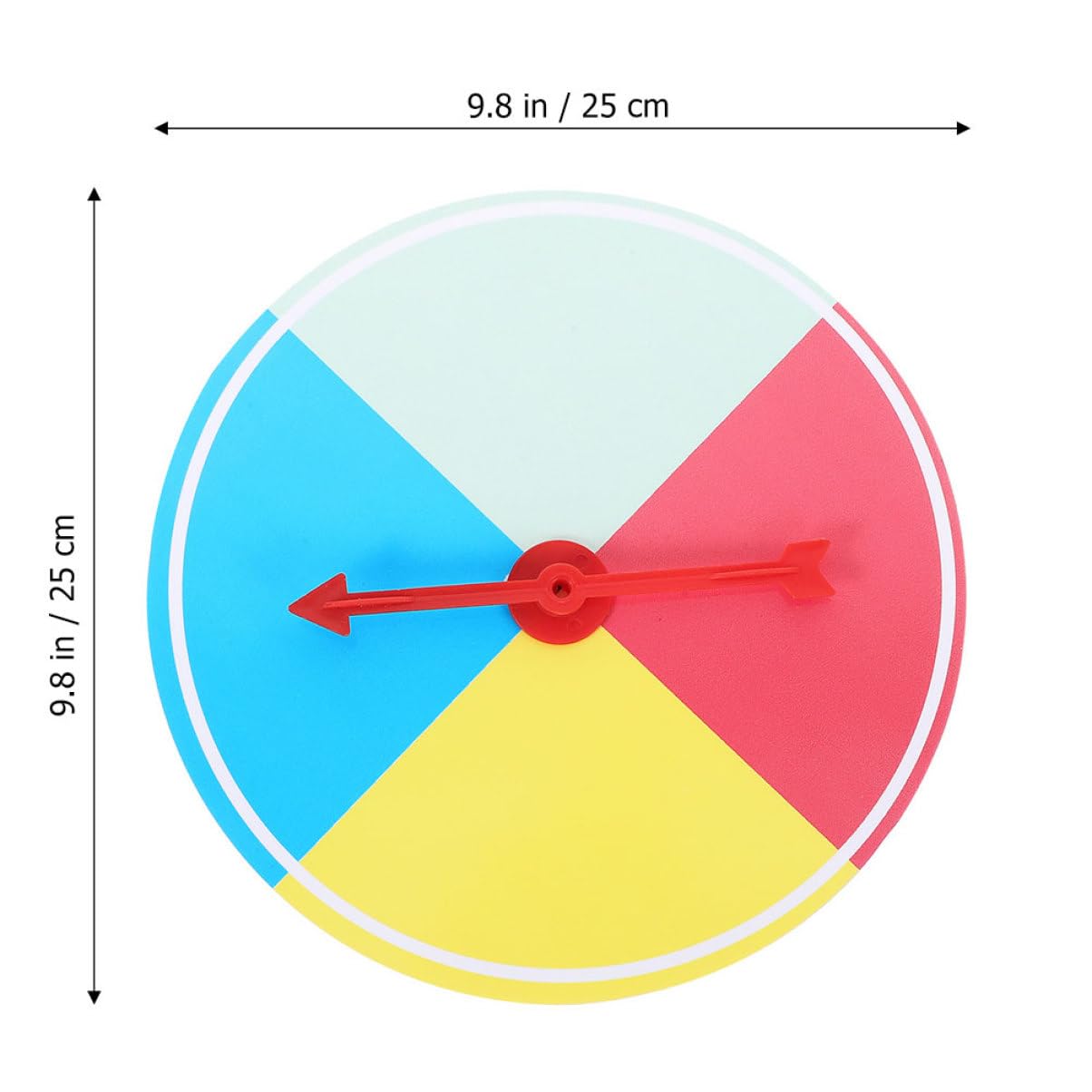 Unomor Tune Game Wheel Prize Slots Lightweight Plastic Raffle Wheel for Parties Boys and Girls Games Diy Prize Wheel Game Turntable