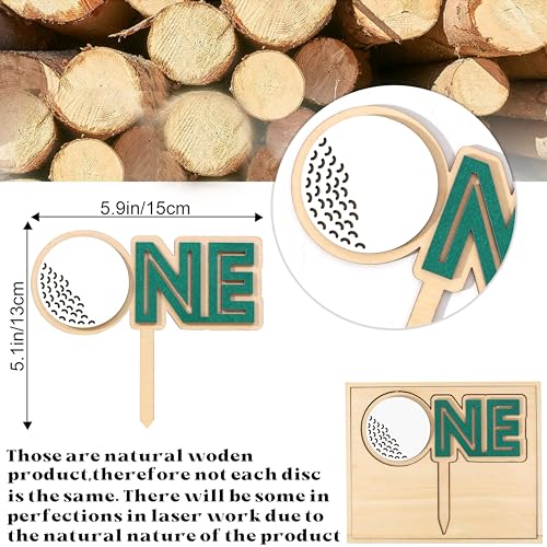 Image of Golf 1st Birthday Tassel Banner - Golf Boy 1st Birthday High Chair Banner,Hole in One Highchair Decoration, First Year Sports Smash Cake Wall Banner,Cake Smash Backdrop Banner, First Birthday (Cake Topper)