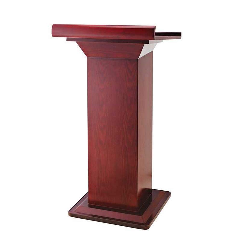 Pupitre en bois massif – Bureau de réception professionnel pour l'école, le bureau et la formation – Table de conférence élégante pour événements et présentations