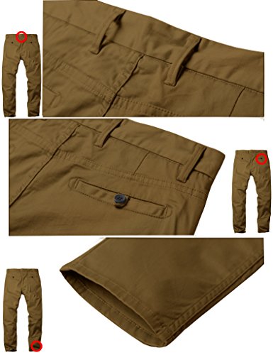 Image of Match Men's Regular Fit Comfort Stretch Casual Chino Pants