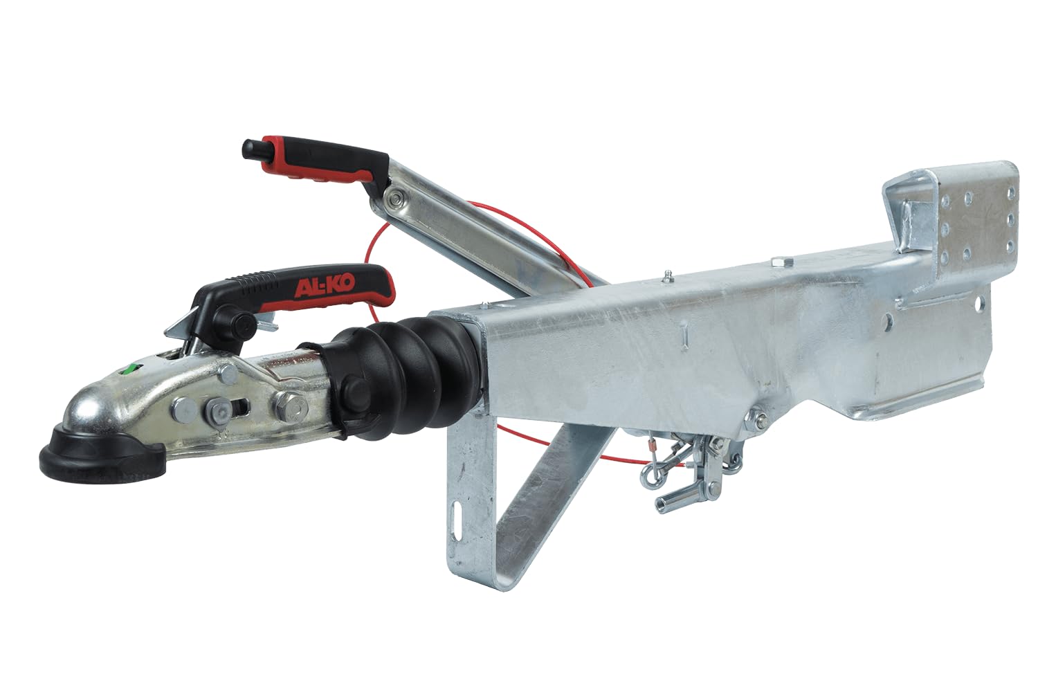 AL-KO Dispositivo de inercia con Enganche AK270 para Remolque 251S 1500-2600 kg Lanza Cuadrada 100 mm Freno de inercia Carga Vertical 100 kg Compatible 1637 2051