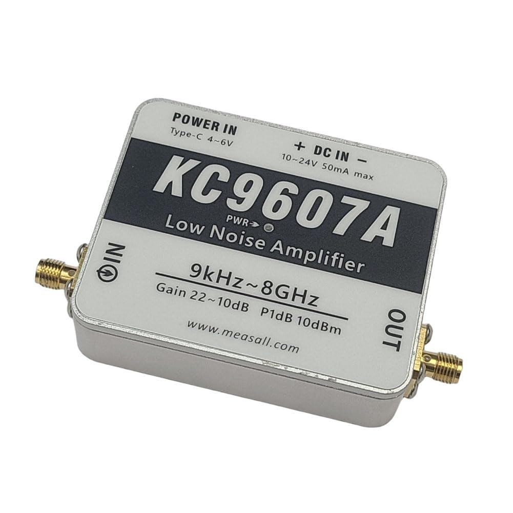 Module Amplificateur à Faible Bruit Large Bande Ultra-Basse Fréquence KC9607A 1kHz-8GHz 20dB de Gain Sonde de Champ Proche