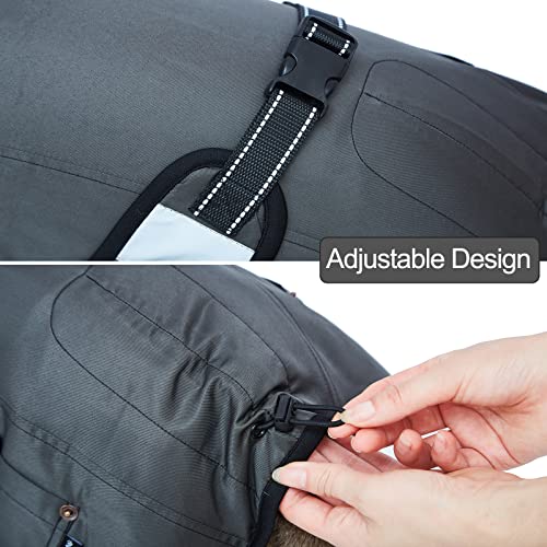 Dog Waterproof Winter Coat For Dogs, Windproof Coats Dog Snowsuit Warm Fleece Clothes Comfort Lightweight Jacket In Cold Weather For Small Medium Large (M, Army Green) #TOP3