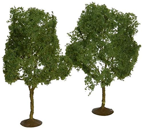 Arbres ormes Bachmann Trains de 14 cm pour décor de modélisme ferroviaire HO