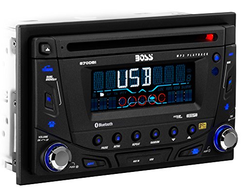 BOSS AUDIO 870DBI Double-DIN CD/MP3 Player Receiver, Bluetooth, Detachable Front Panel, Wireless Remote by BOSS Audio