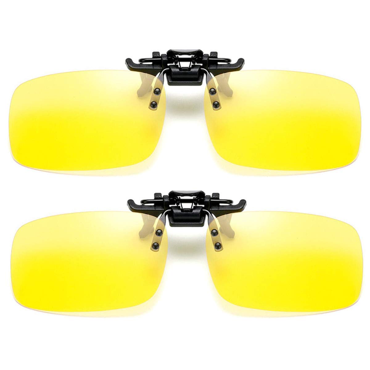 Zyzhpolarized Clip On Sunglasses Flip Up Fit Over Night Vision