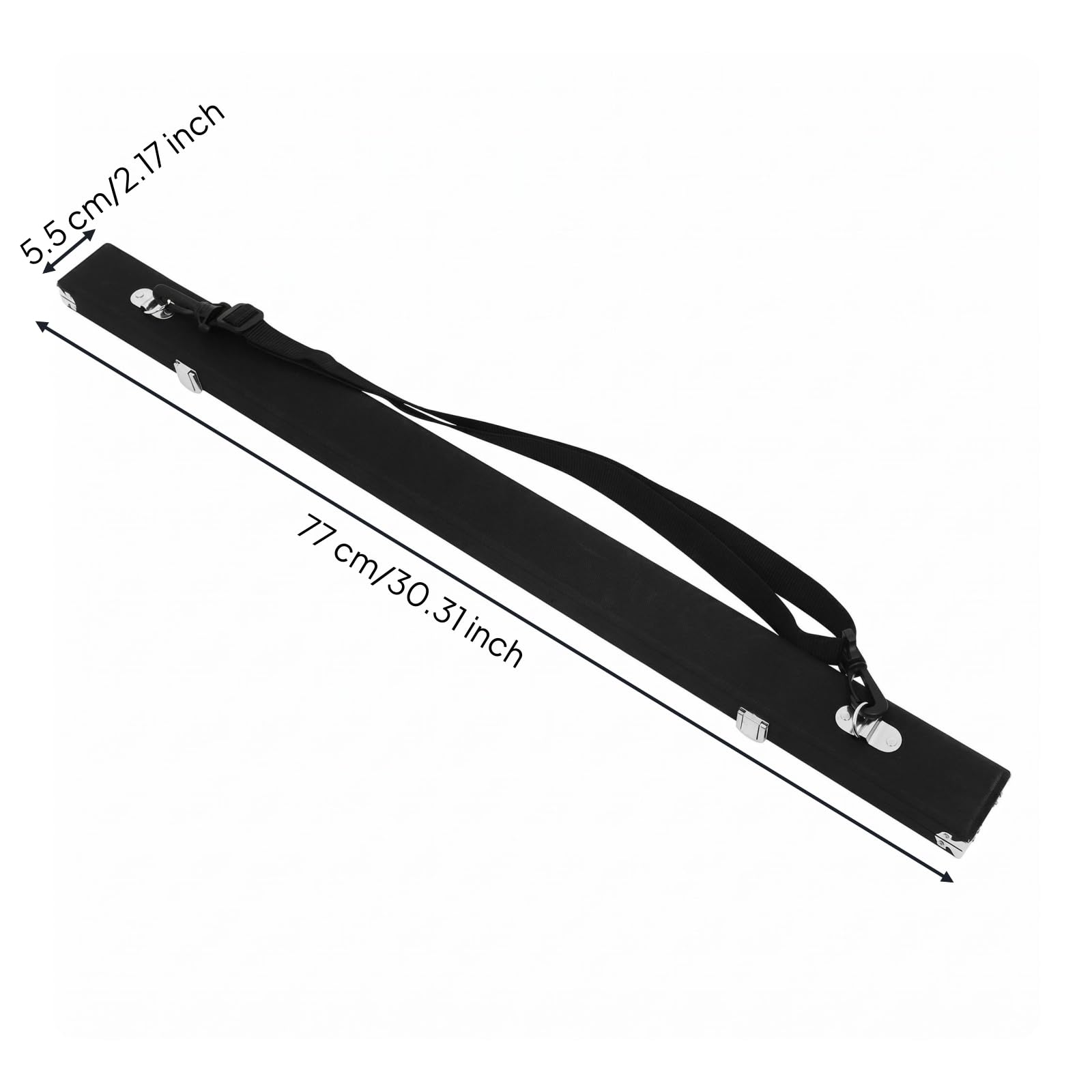 predolo Estuche para Arco de Violín Estuche Funda Maletín Soporte con Estructura Rígida Cierre Metálico y Forro Suave con Asa y Correa Ajustable Adecuado para Ensayo Clases Viajes Actuaciones