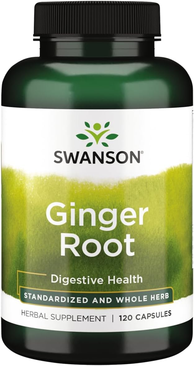 Swanson Ginger Root Standardized 250 mg, 120 Capsules