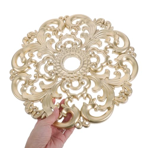 Medallón de techo para comedor elegante que transforma la iluminación de su salón clásico 5