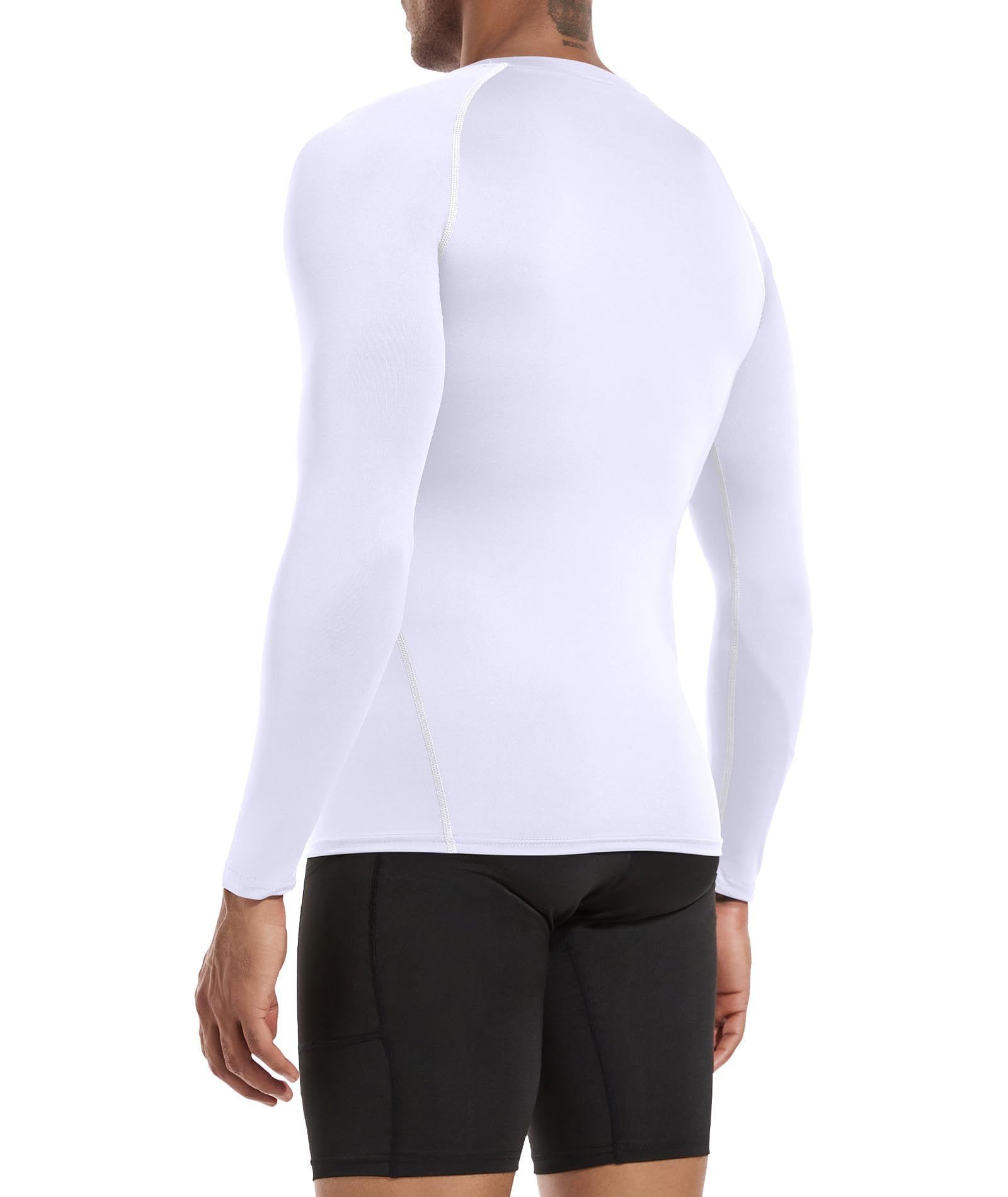 Camisetas de compresión de manga larga para hombre (2 unidades)