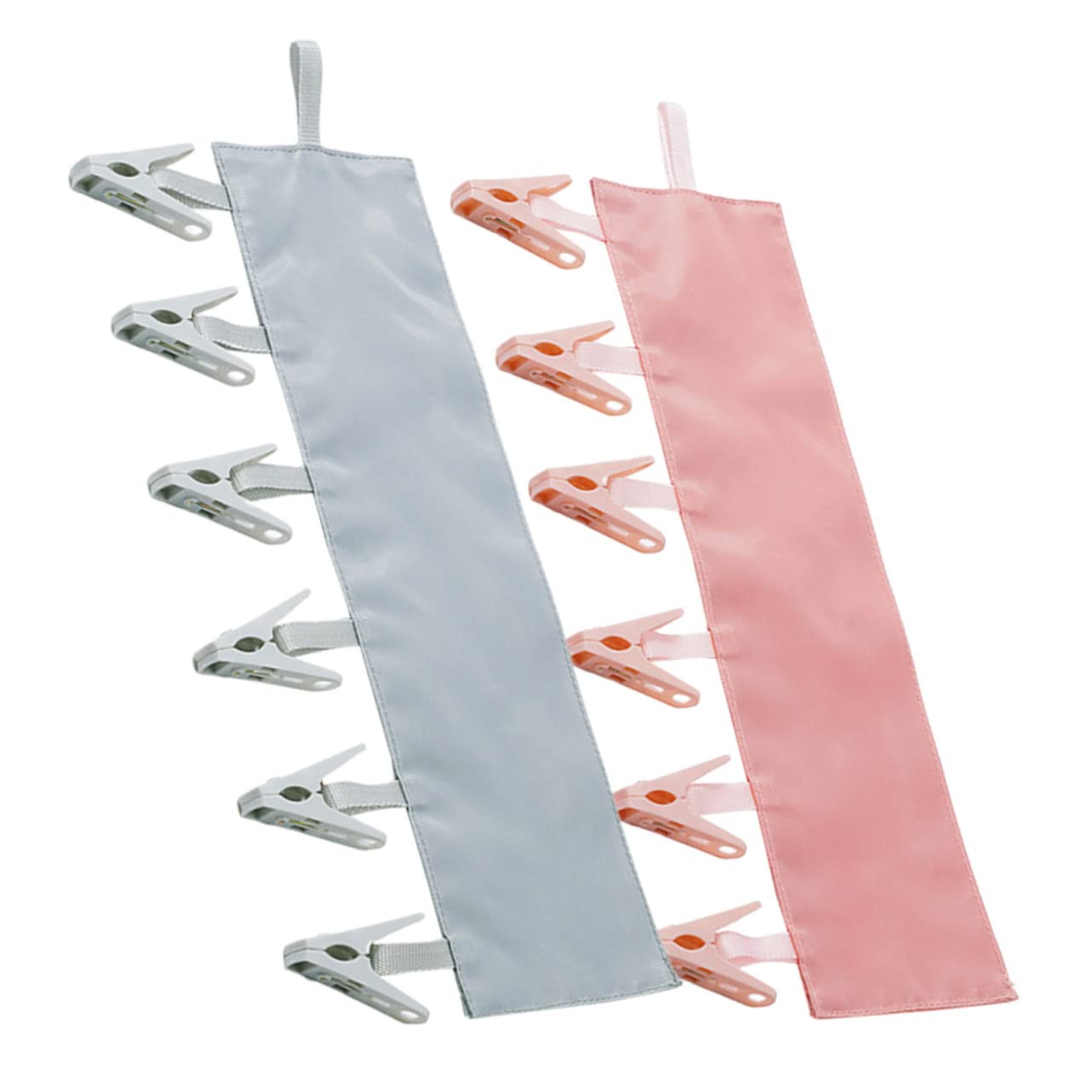 ABOOFAN 2pcs Portable Multi Functional Hanger Clips for Socks and Underwear Compact and Sturdy Clothes Drying Rack for Home Laundry Use for Travel and Hanging Garments