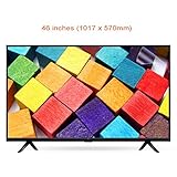 WTTO 46 Pouces TV Protecteur d'écran, Anti Lumière Bleue Filtrer Anti-ÉBlouissement Téléviseur Protège-écran Protection des Yeux Convient aux écrans LCD/OLED/HDTV/Moniteurs,Ultra-Clear