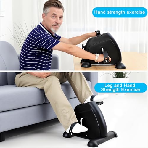Bicicleta portátil para ejercicios de piernas y brazos miniatura 6
