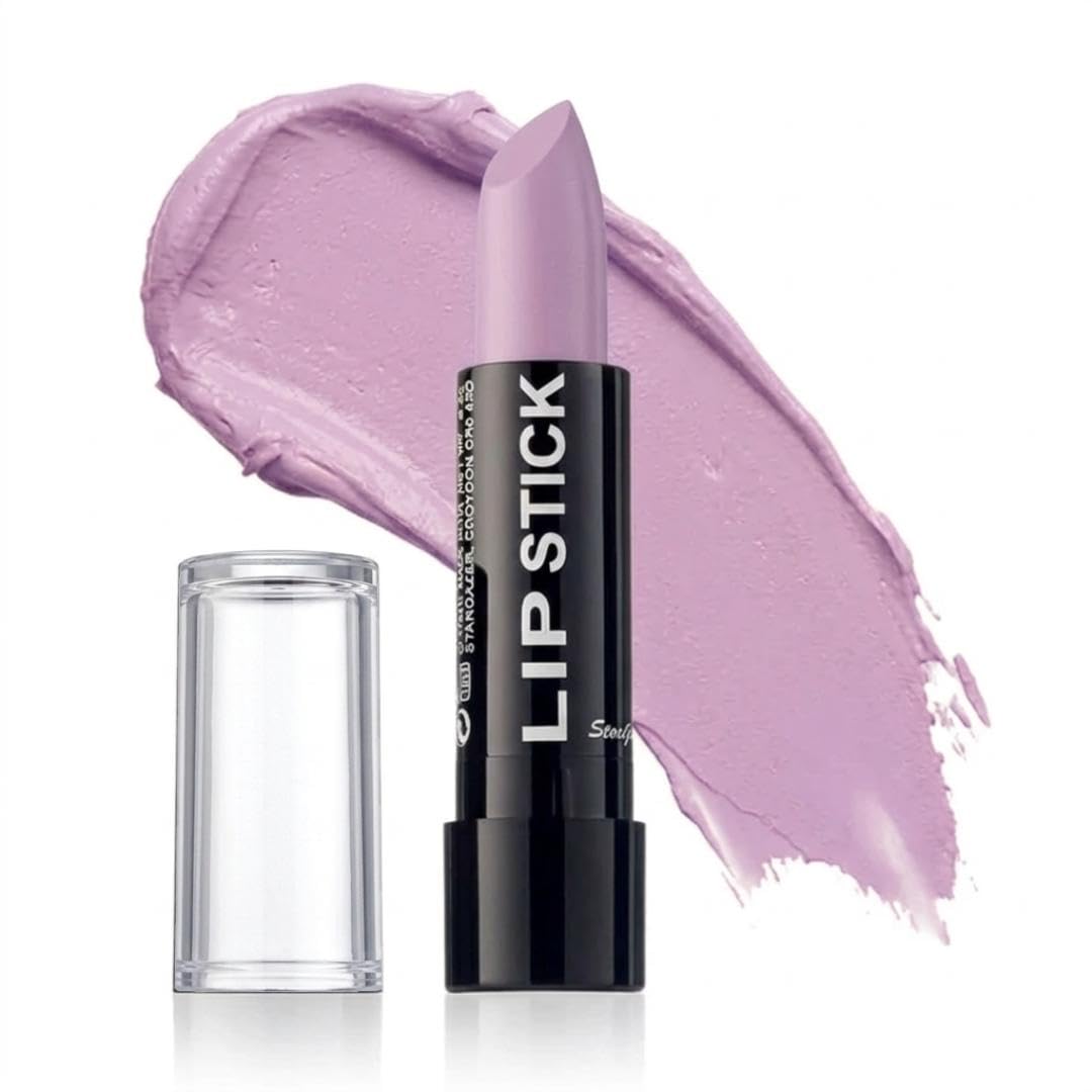 Stargazer Lilac Lipstick 115 - Creamy Long-Lasting Colour with Gloss Finish - Soft Pigmented for Everyday Wear - Cruelty-Free - Made in the UK - 5.2 g