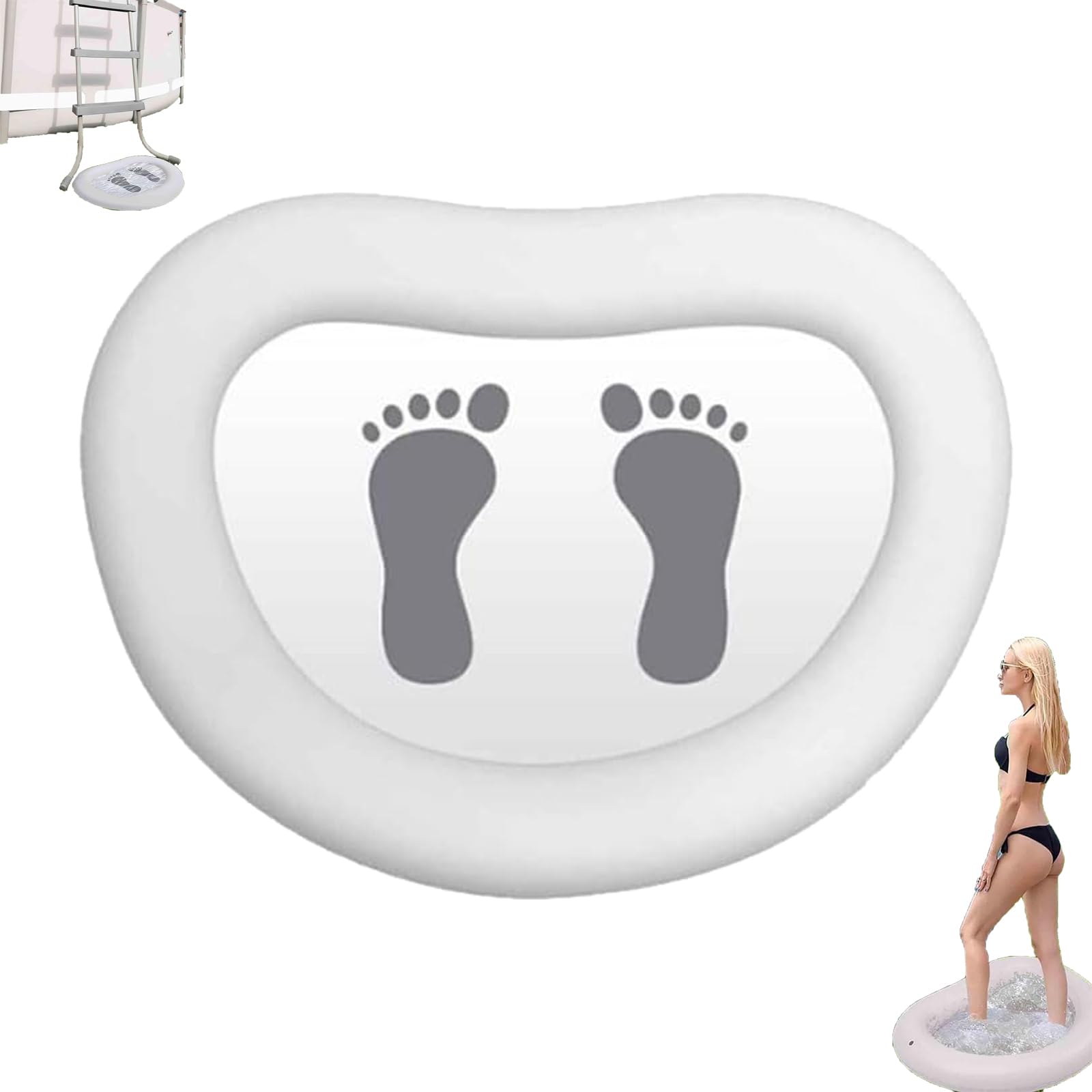 Akayoo A Beach Foot Wash,Inflatable Foot Bath For Beach,Inflatable Beach Foot Bath,Inflatable Pool Foot Bath Basin,Inflatable Foot Bath Beach,Inflatable Foot Wash Basin,Inflatable Foot Bath To Remove Sand
