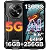 DOOGEE Fire 7 Teléfono Móvil Irrompible 5G, 16GB+256GB/2TB Gemini AI Android 15 Movil, 6,6" 13000mAh Móvil Rugerizado, Dimensity 6300 Movil Resistente, 64MP/Dual SIM 5G/OTG/NFC/GPS Moviles Gaming 2025