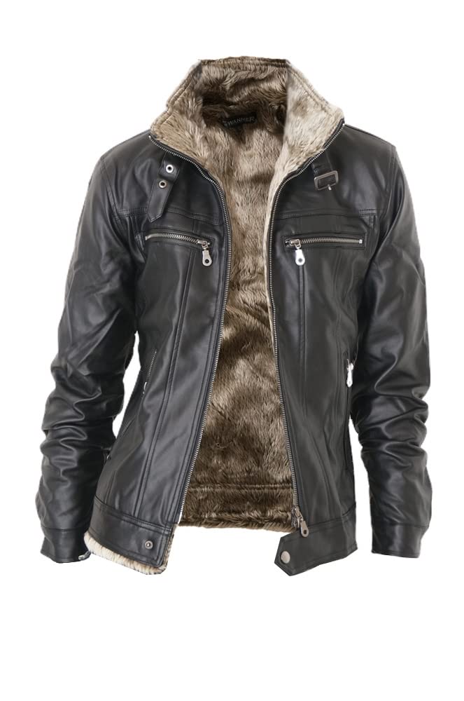 ショット　ライダースジャケット　裏地ボア　ブラウン 楽天市場】ライダースジャケット レディース 裏ボアPUレザー