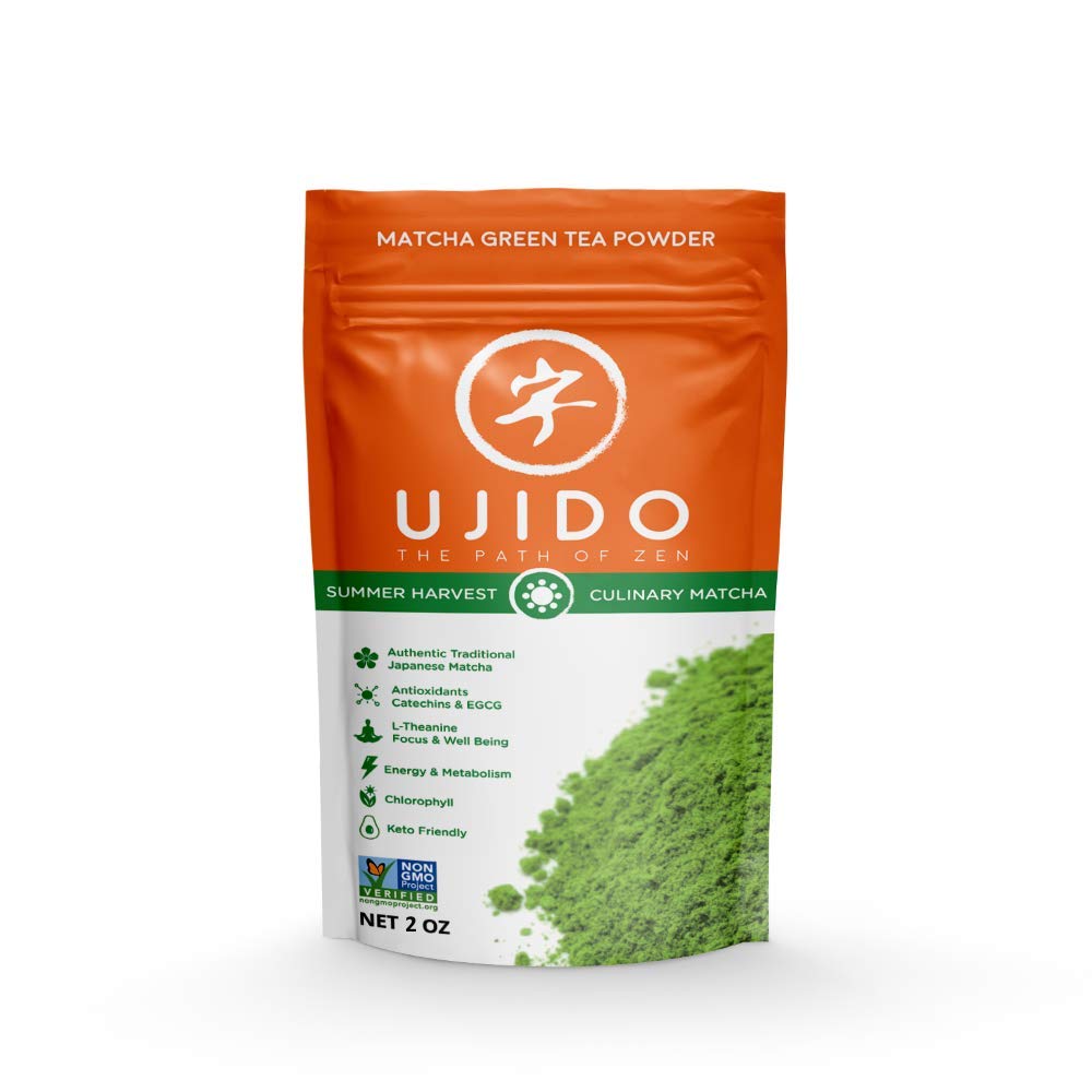 Ujido Summer Harvest Culinary Matcha 2 oz 46 Servings Culinary Grade Japanese Matcha Powder Gluten Free Keto Friendly