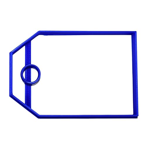 HANG TAG SHAPE GIFT PERSONALIZE PRESENT DECORATE COOKIE CUTTER MADE IN USA PR711