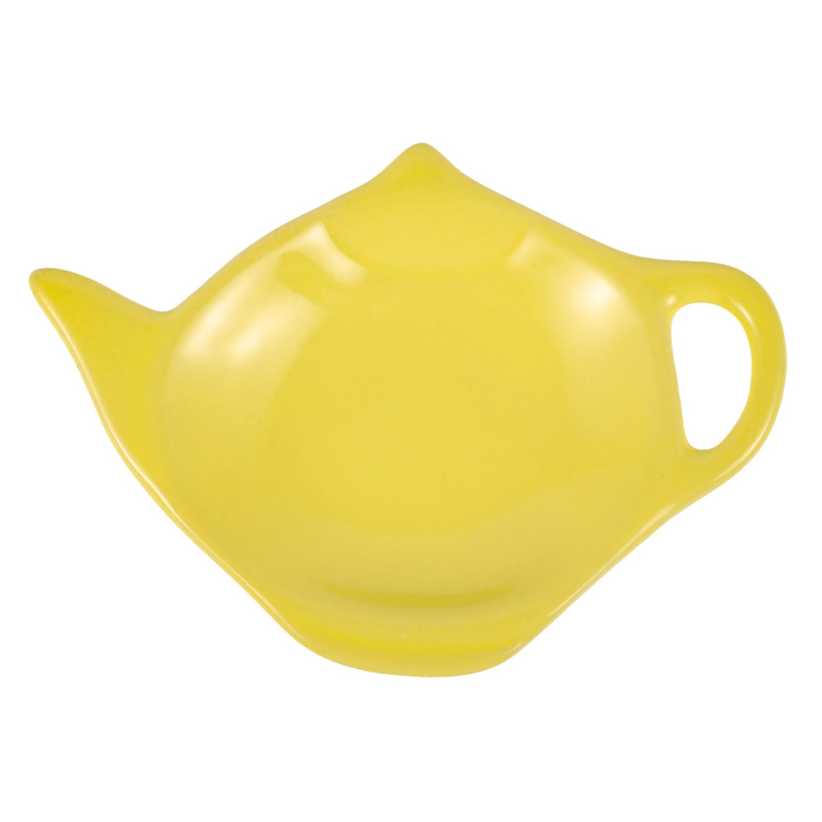 Ciieeo Teapot Shaped Ceramic Tea Bag Coaster Elegant Tea Bag Saucer for Desktop Multi Purpose Snack Sauce Bowl for Organizing Tea Accessories